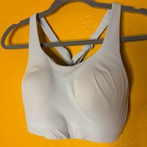 Athleta Advance Bra Quarry Blue Sports Bra 34DD Like NWOT & New Pics Added